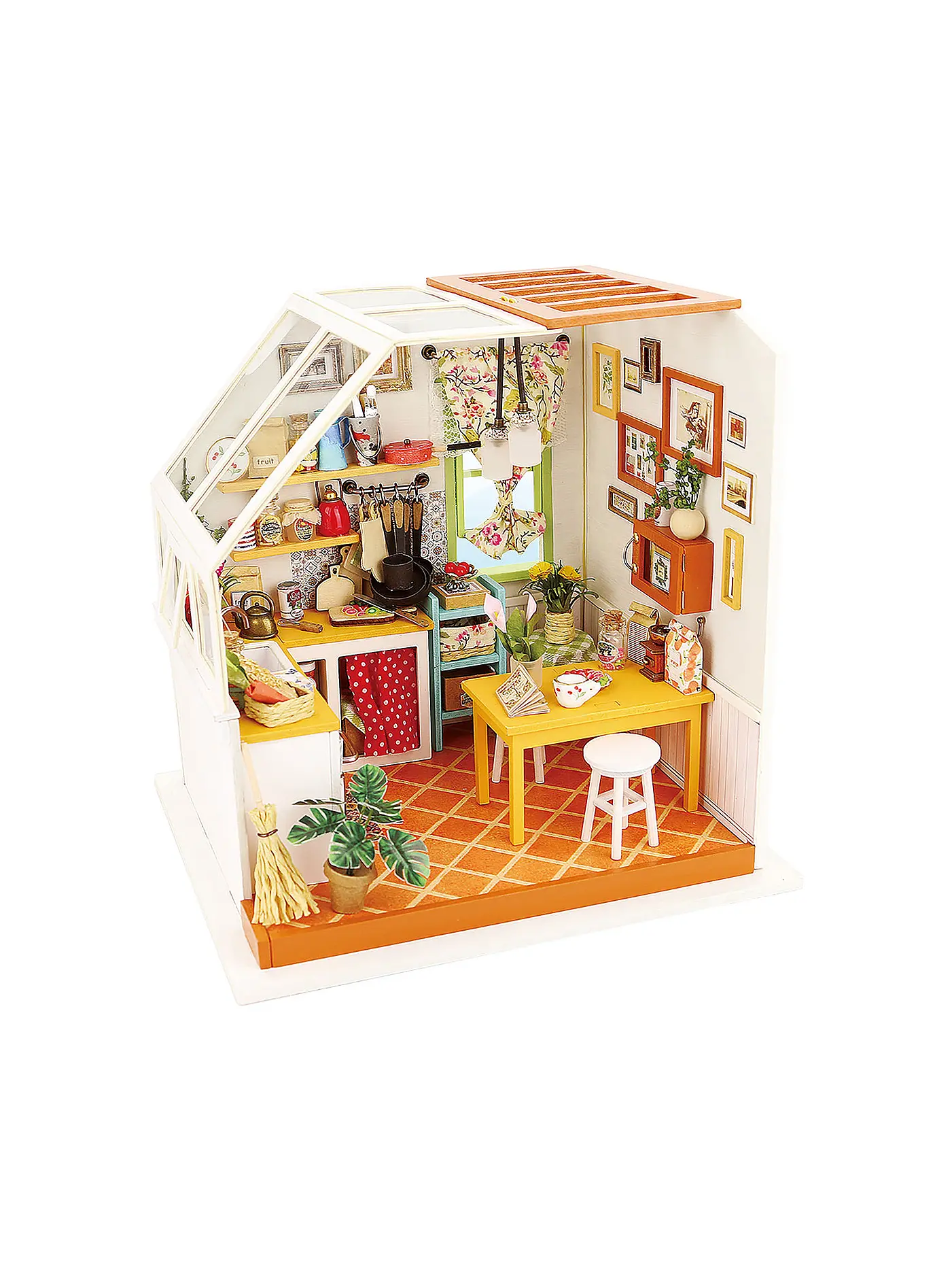 ROBOTIME | 3D Konstruktion - Jason's Kitchen DG105 Cookery DIY Miniature Kit | 